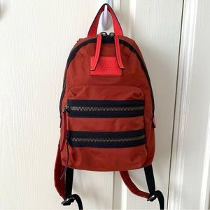 $198 Marc By Marc Jacobs Domo Arigato Packrat Orange Nylon Backpack